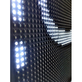 300x55 CM (288x48 pixeli LED p10), Reclama programabila firma luminoasa casetata - Img 3