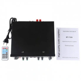 Amplificator 50W cu Bluetooth BT-7388 Teli, USB, Delay, Echo - Img 2