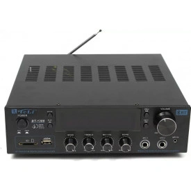 Amplificator audio 160W, Boxe pasive BT-1388, Bluetooth USB, Statie amplificare Difuzor - Img 2