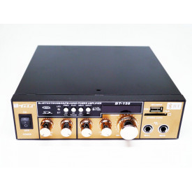 Amplificator boxe combina audio BT-158 30W, Bluetooth USB, Receiver Stereo, Statie karaoke, Radio - Img 5
