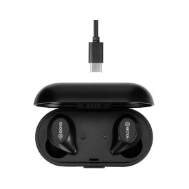 Casti Wireless Boya BY-AP1-B, In-Ear Bluetooth Headphones, Doc incarcare 400mAh