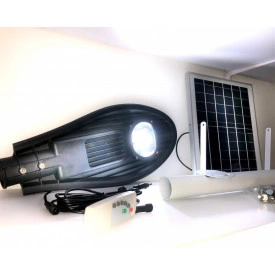 Felinar stradal CL-330, Lampa LED COB 30W, Panou Fotovoltaic 16W 35x30cm, Telecomanda - Img 3