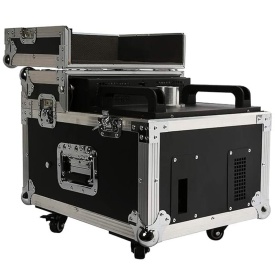 Haze Machine 600W, Aparat hazer abur ceata evidentiere jocuri lumini, Masina fum, Telecomanda - Img 2