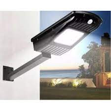 Lampa LED Stradala, Curte, Proiector 30W Acumulator Senzor Panou solar - Img 5