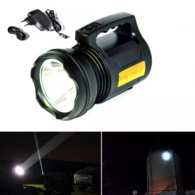 Lanterna LED TD-6000 30W, Lumina puternica, Faza lunga-scurta, Acumulator - Img 2