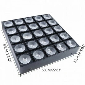 Matrix disco lights 25 x 30W RGB LED COB, Lumini scena Beam Wash Strobo Blinder - Img 8