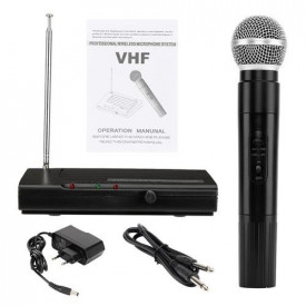 Microfon Fara Fir (Wireless) Basic SM58, Receptor SH-200 VHF, Distanta 30 metri, Baterie 9V - Img 6