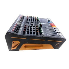 Mixer audio 2 x 550w amplificat boxe pasive, 8 canale, consola DJ USB Bluetooth - Img 4