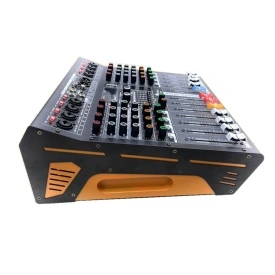 Mixer audio 2 x 550w amplificat boxe pasive, 8 canale, consola DJ USB Bluetooth - Img 4