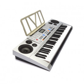 Orga electronica incepatori 853 + Stativ dublu X + Casti bluetooth, 5 octave 61 clape, USB - Img 4