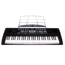 Orga electronica incepatori / invatat, MLS-6639 61 clape inalte, Mufa USB, Lectii presetate - Img 1