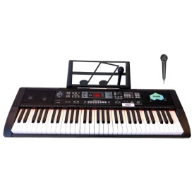 Orga electronica incepatori MQ-607 Bluetooth + Microfon, Pian 61 clape, USB, 200 Timbre/Ritmuri - Img 6