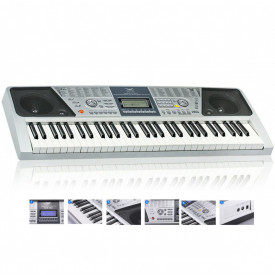 Orga electronica XTS-661 cu afisaj claviatura, Sintetizator 61 de taste, 5 octave, 91x32cm - Img 6