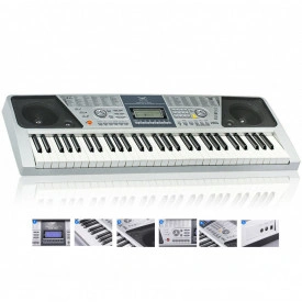 Orga electronica XTS-661 cu afisaj claviatura, Sintetizator 61 de taste, 5 octave, 91x32cm - Img 6