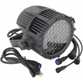 PAR-LED 54 Becuri RGB, Proiector lumini exterior IP65 pentru iluminat arhitectural, DMX - Img 3