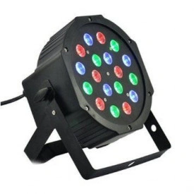 PAR-LED CU 18 BECURI DE 1W, MICROFON INCORPORAT, MUFE DMX - Img 2