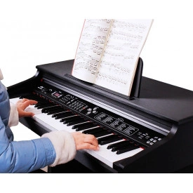 Pianina electronica MLS-9929 + Bancheta reglabila (Scaun), 61 Clape, Pian digital USB MIDI - Img 5