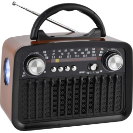 Radio portabil cu Bluetooth, USB, Lanterna, Aparat receptie unde radio FM AM SW, PX95B