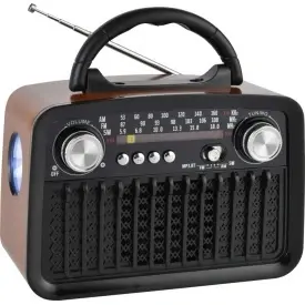 Radio portabil cu Bluetooth, USB, Lanterna, Aparat receptie unde radio FM AM SW, PX95B