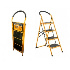 SCARA DIN OTEL Profesionala, Pliabila, 4 trepte late 38x26cm, max 150 KG