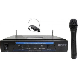 Set Lavaliera + Microfon Wireless, Receiver VHF, Reglaj volum, Microfoane fara fir WG-210 - Img 2