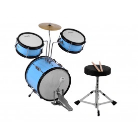 Set tobe copii cu 5 piese, Scaun reglabil pe inaltime, Snare drum 10" - Img 3
