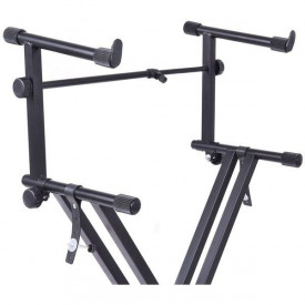 Suport dublu X cu Extensie, Stativ Orga electronica Clape, Stander Pianina, Echipamente DJ - Img 2