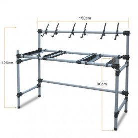 Suport Stand DJ Booth portabil 160 x 121 x 59 CM, Stativ echipamente club / evenimente