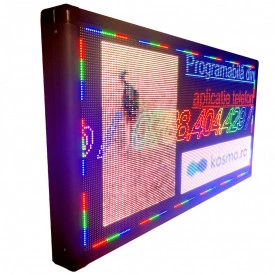 100x55 CM Panou LED P5 Redare Video Reclama Firma Luminoasa Promovare Afacere (192x96 pixeli) - Img 3