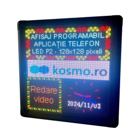 40x40CM Afisaj programabil redare video LED P2 Exterior, Reclama firma luminoasa - Img 1