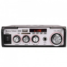 Amplificator stereo 20W + Microfon, Statie boxe pasive mici si medii - Img 6