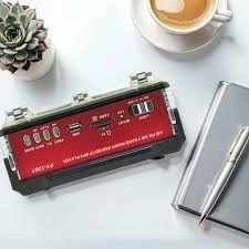 Aparat radio portabil, Acumulator integrat, Lanterna 3W LED, USB, FM AM - Img 6