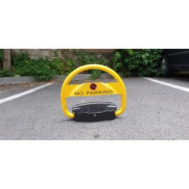 Blocator parcare (nu parcati) automat cu baterii, 2 x telecomanda wireless, 2 chei, metalic - Img 3