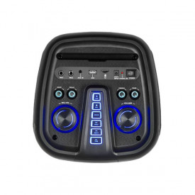 Boxa tip turn cu 2 x Difuzor 8 Inch 40W RMS, Wireless D2803, Lumini LED, Subwoofer - Img 4