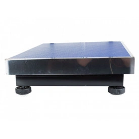Cantar platforma marfa inox 40x30cm, 50g - 100KG, Afisaj electronic, Acumulator - Img 5