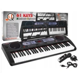 Claviatura electronica 602 + Microfon, Orga 61 clape USB MP3, 200 Timbre 200 Ritmuri