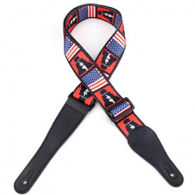 Curea de umar pentru chitara clasica acustica electroacustica, Bretea, Guitar strap - Img 3