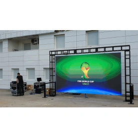 Display 100 x 50 cm Ecran LED P3.91 Fundal Scena DJ Party/Club/Petrecere, Reclama firma luminoasa vitrina - Img 3