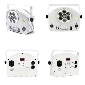 Efecte lumini LED 4 in 1 - Laser, Proiector forme, Stroboscop, Bee Eye - Img 4