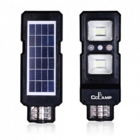 Felinar LED Alee cu Panou solar, Lampa 70W, Proiector strada, gradina - Acumulator, Senzor - Img 3