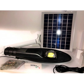 Felinar stradal CL-330, Lampa LED COB 30W, Panou Fotovoltaic 16W 35x30cm, Telecomanda - Img 4