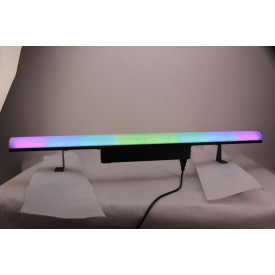 LED-BAR Multicolor 124 x Bec LED RGBW 5050, Ecran curbat, mat, 91CM, Senzor sunet, DMX In/Out - Img 4