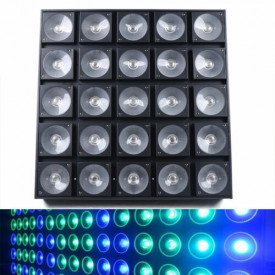Matrix disco lights 25 x 30W RGB LED COB, Lumini scena Beam Wash Strobo Blinder - Img 1