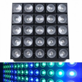 Matrix disco lights 25 x 30W RGB LED COB, Lumini scena Beam Wash Strobo Blinder