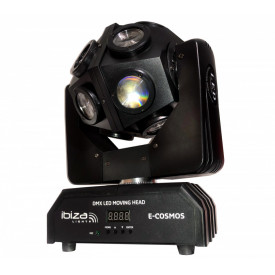 Moving head 12x10W LED RGBW Glob rotativ lumini scena 4in1, DMX, Ibiza E-cosmos - Img 1