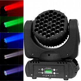 Moving Head WASH 36x3W LED RGB, Beam, Proiector Party Wash Lights, DMX