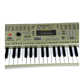 Orga copii cu 54 clape 807 pt joaca si invatat, USB, Microfon karaoke - Img 5