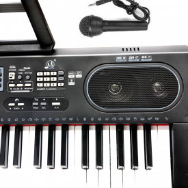 Orga electronica MQ-603 + Suport reglabil + Microfon, 61 clape, Claviatura 5 octave initiere, USB, 5 octave, 200 tonuri - Img 6