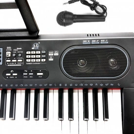 Orga electronica MQ-603 + Suport reglabil + Microfon, 61 clape, Claviatura 5 octave initiere, USB, 5 octave, 200 tonuri - Img 6
