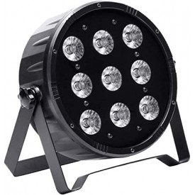 Par LED 9 x 10W RGB, Party lights, Mufa DMX IN/OUT - Img 1